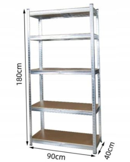 Metelinis sandėliavimo stelažas, garažinis, namų, tvirtas, 3-in-1, 180x90x40cm