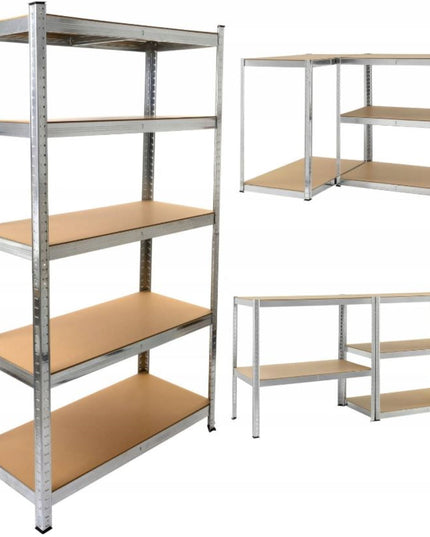 Metelinis sandėliavimo stelažas, garažinis, namų, tvirtas, 3-in-1, 180x90x40cm