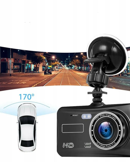 Automobilinis vaizdo registratorius jutikliniu ekranu Full HD su galinio vaizdo kamera