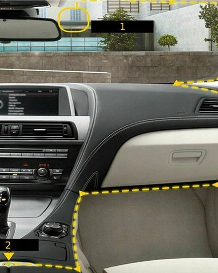 Automobilinis vaizdo registratorius jutikliniu ekranu Full HD su galinio vaizdo kamera