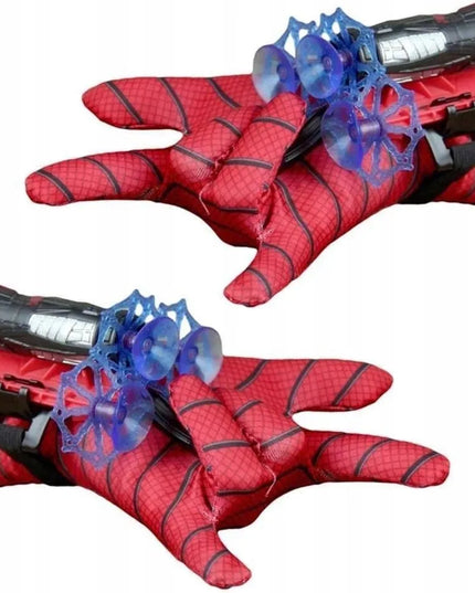 Spider-Man pirštinė su tinklo ir strėlyčių paleidimo įtaisu – žaislas persirengimui