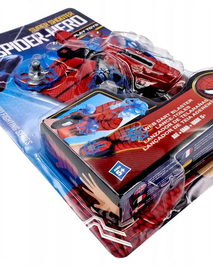 Spider-Man pirštinė su tinklo ir strėlyčių paleidimo įtaisu – žaislas persirengimui