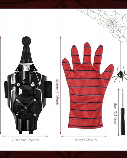 „Spider-Man“ pirštinė su tinklo paleidimo įtaisu – puiki dovana berniukui