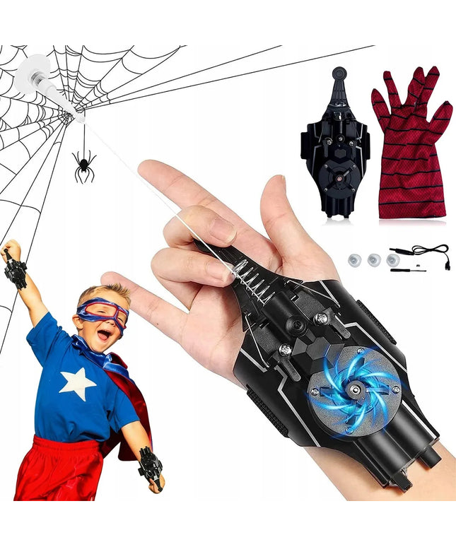 „Spider-Man“ pirštinė su tinklo paleidimo įtaisu – puiki dovana berniukui