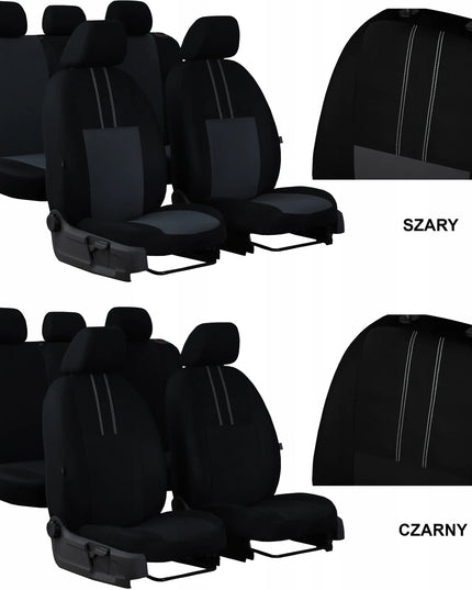Automobilinių sėdynių užvalkalų komplektas POK-TER Ekonomic PT-1407 – Renault Clio, Megane, Laguna, Thalia