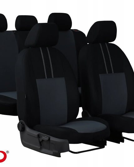 Automobilinių sėdynių užvalkalų komplektas POK-TER Ekonomic PT-1407 – Renault Clio, Megane, Laguna, Thalia