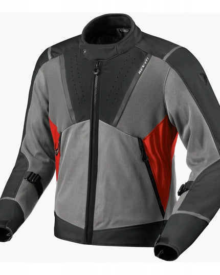 Vyriška tekstilinė motociklininko striukė REV'IT AIRWAVE 4, pilka, 3XL