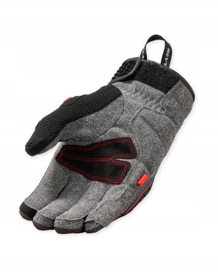 REV'IT MANGROVE 2 GREY RED motociklinės pirštinės, turistinės, XXL dydis