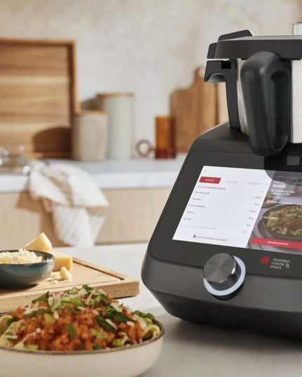 Virtuvinis robotas „SilverCrest Monsieur Cuisine Smart 2025“, antracito spalvos, su Wi-Fi ir programėle