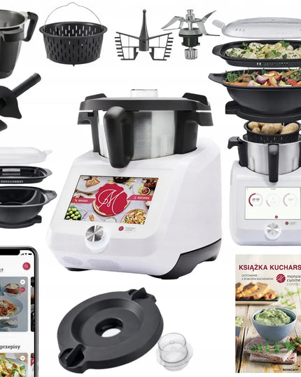 Virtuvės robotas SilverCrest Monsieur Cuisine Smart 2025 su Wi-Fi ir aplikacija