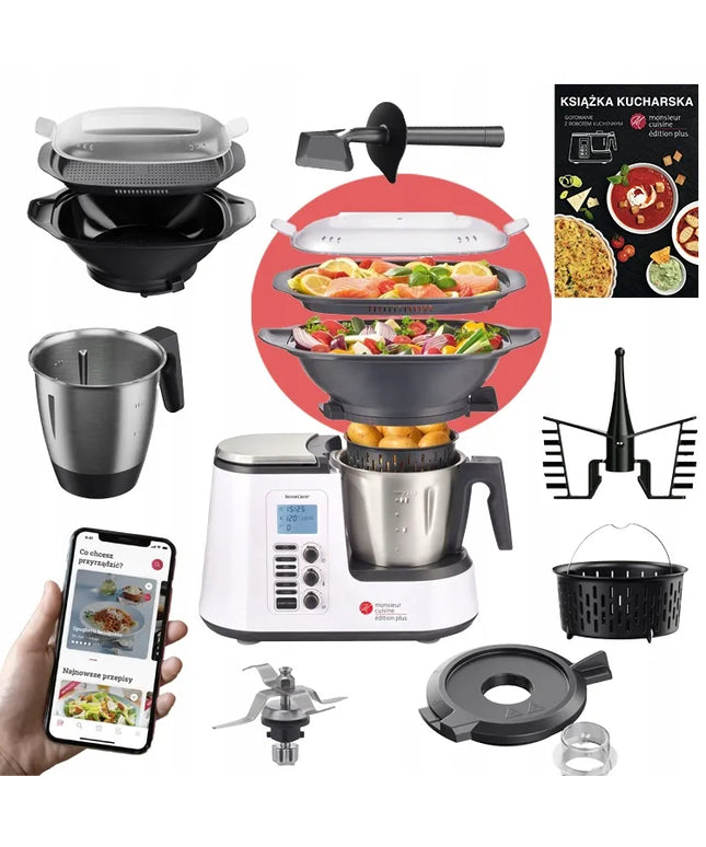 Virtuvinis robotas „SilverCrest Monsieur Cuisine Edition Plus“