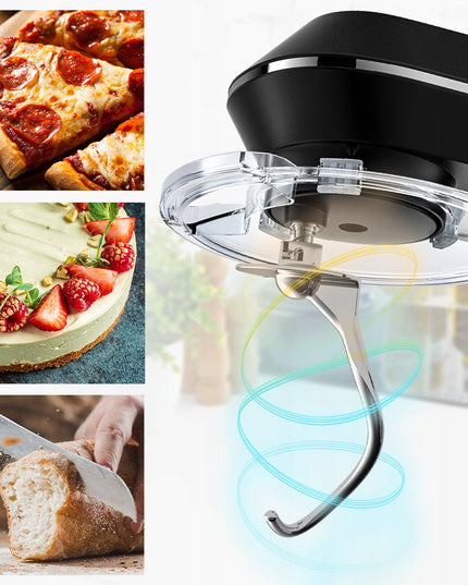 Virtuvės kombainas planetinis maišytuvas 6,5 L rinkinys didelis dubuo daugiafunkcinis 2000 W