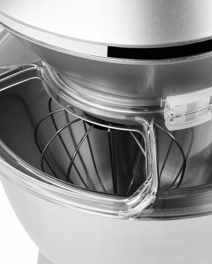 Virtuvinis kombainas planetinis maišytuvas daugiafunkcis rinkinys sidabrinis 6,5L 2000W