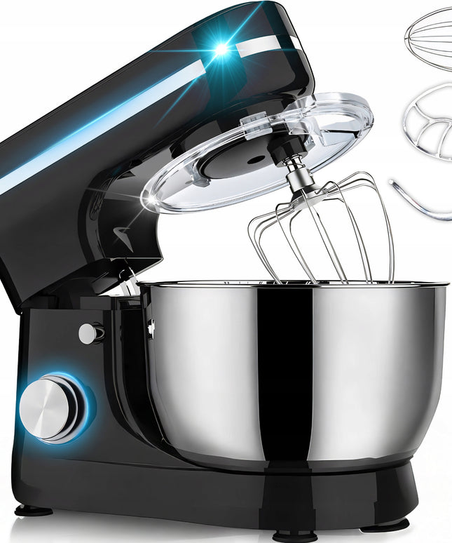 Planetinis virtuvės robotas su 6L dubeniu, daugiafunkcis 3in1 XL maišytuvas 3200W