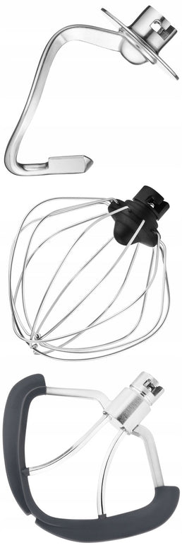 Planetinis virtuvinis maišytuvas su 3 maišytuvais, 6.2L dubuo, galingas + receptai