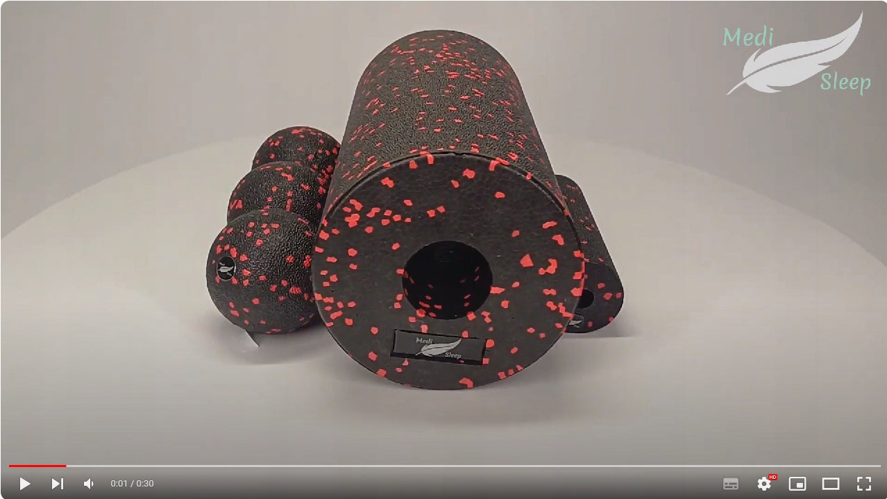 EPP putplasčio volelio, kamuoliuko ir duobalo masažo rinkinys, 4 vnt.