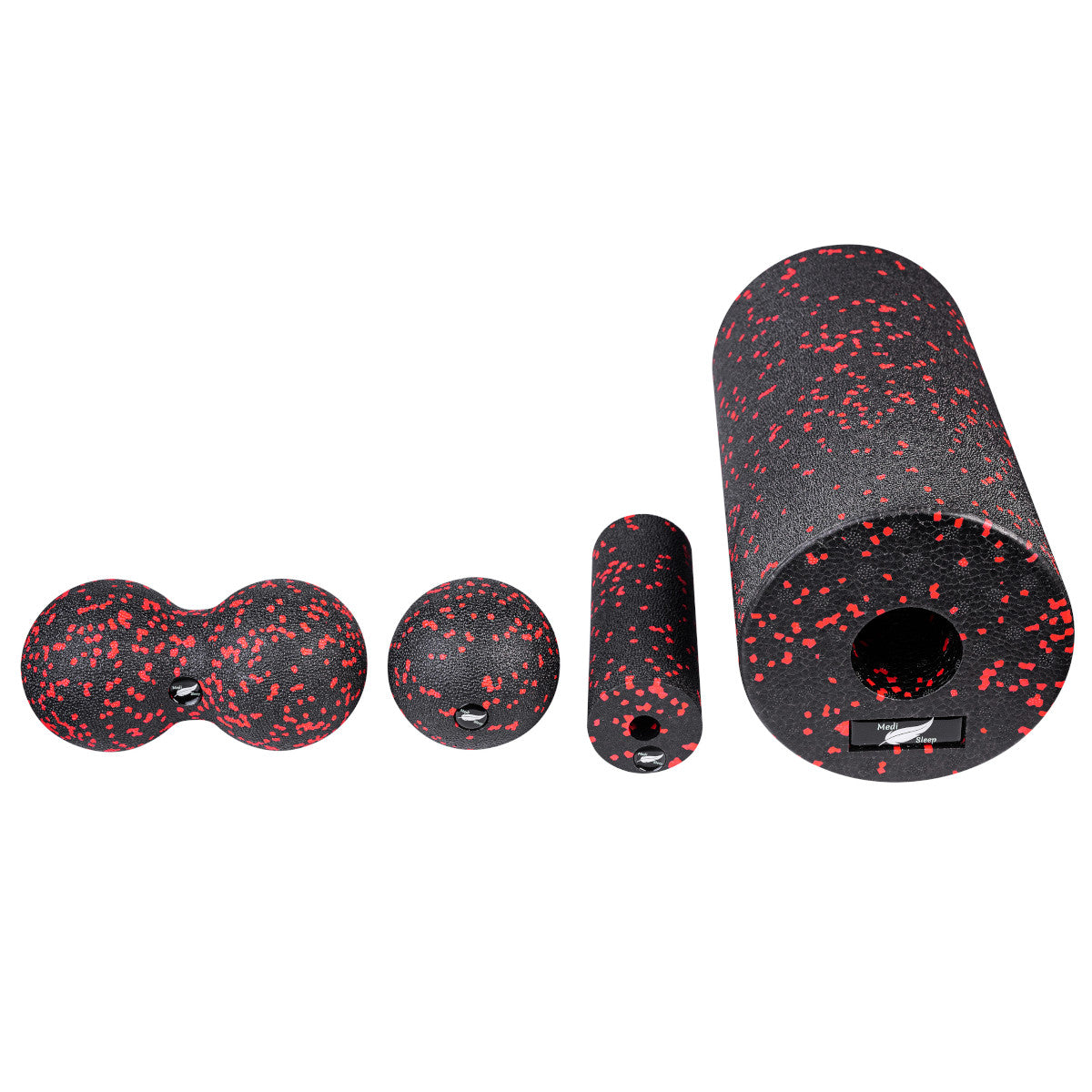 EPP putplasčio volelio, kamuoliuko ir duobalo masažo rinkinys, 4 vnt.