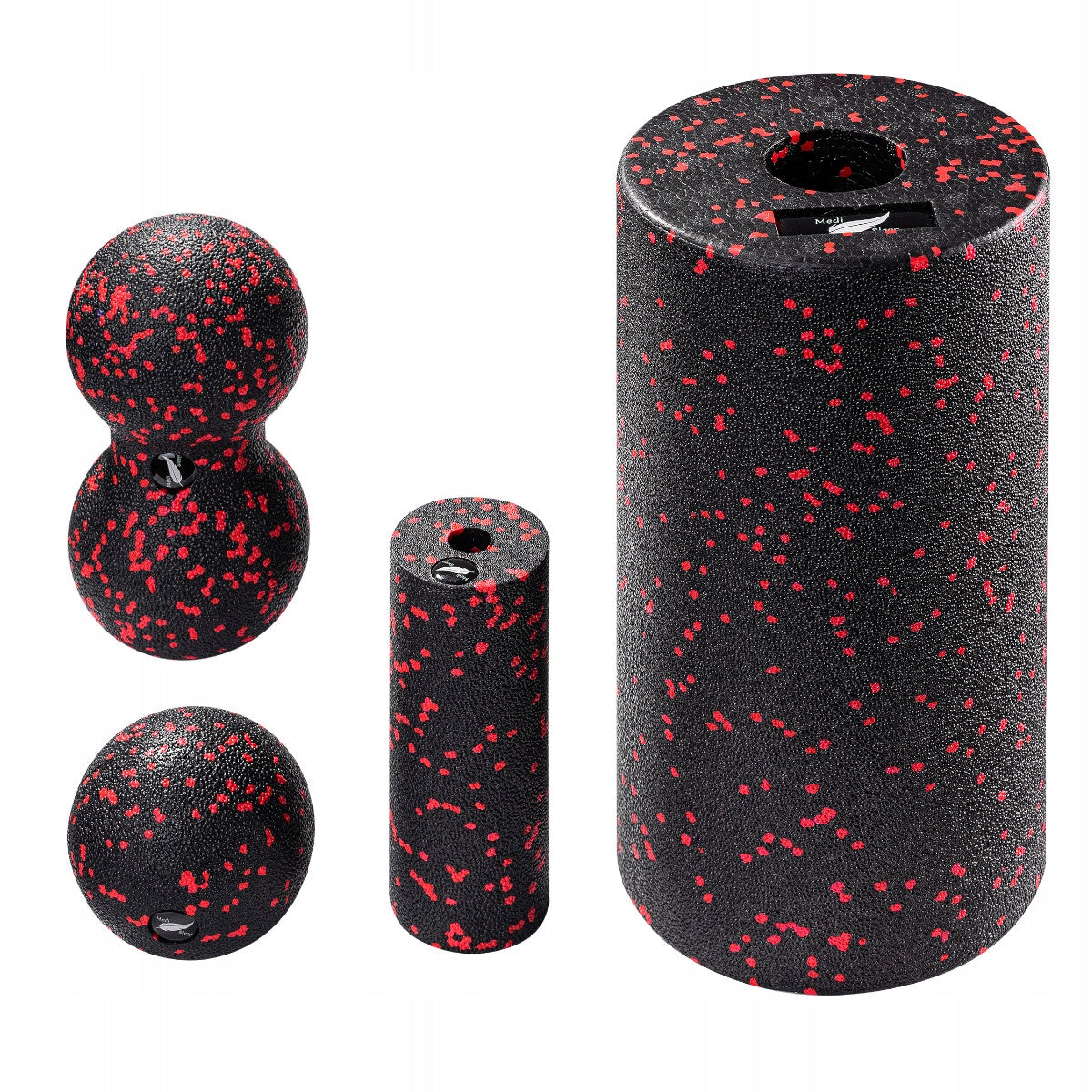 EPP putplasčio volelio, kamuoliuko ir duobalo masažo rinkinys, 4 vnt.