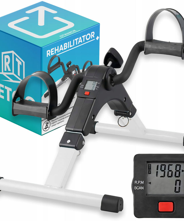 Treniruoklis dviratis ROTOR Reabilitacinis 2in1 sulankstomas pratimo su LCD