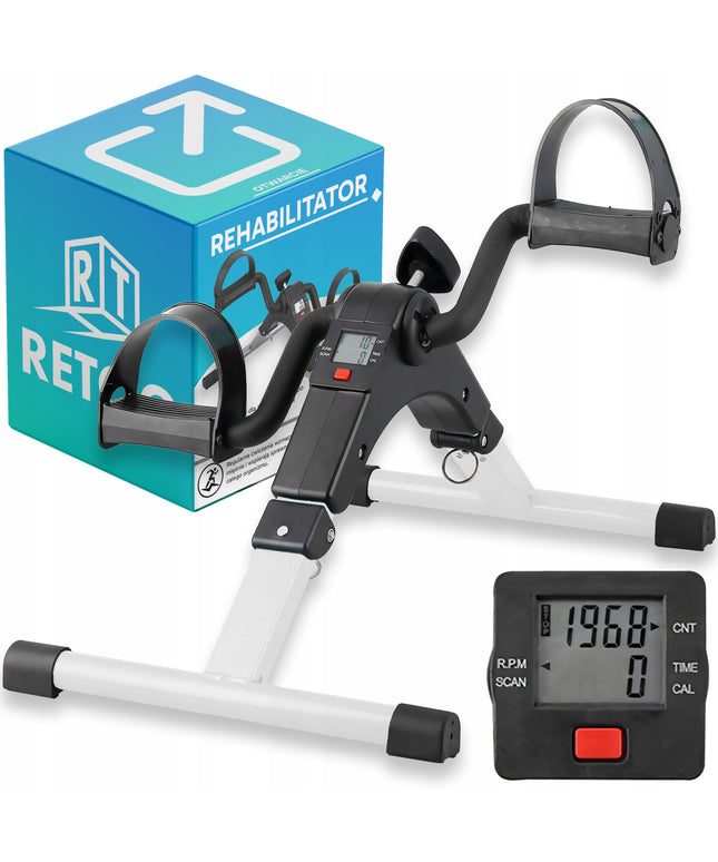 Treniruoklis dviratis ROTOR Reabilitacinis 2in1 sulankstomas pratimo su LCD