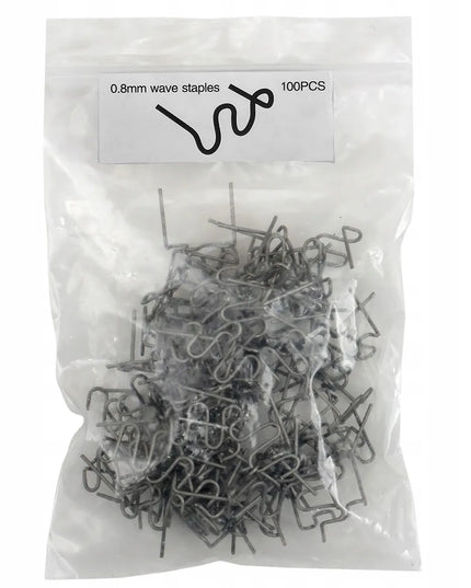 Technet RS28 kabės plastikui taisyti, didelė banga, 100 vnt.