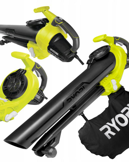RYOBI elektrinis lapų pūstuvas-siurblys 3000W 375km/h 45l RBV3000CESV