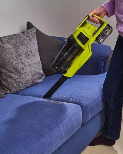 RYOBI rankinis belaidis vertikalus akumuliatorinis dulkių siurblys ONE+ RSV18BL-0