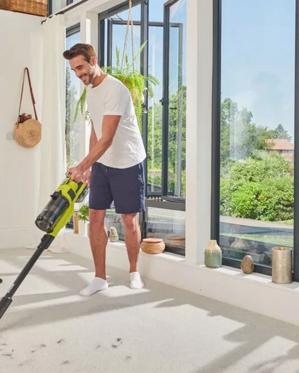 RYOBI rankinis belaidis vertikalus akumuliatorinis dulkių siurblys ONE+ RSV18BL-0