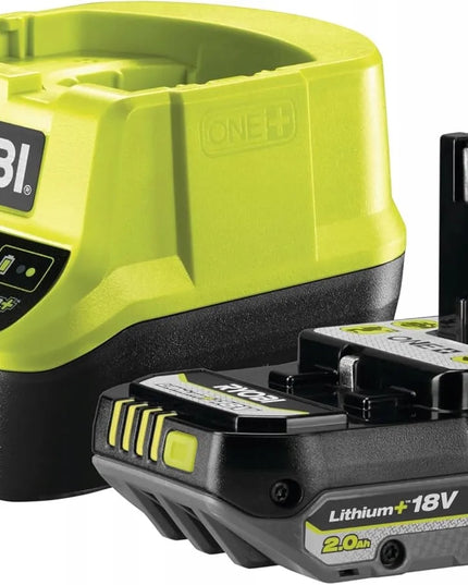 RYOBI RSVS18-1C20G vertikalusis dulkių siurblys, 30 AW, 18 V, 2,0 Ah akumuliatorius ir įkroviklis