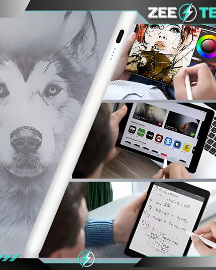 UNIVERSALUS STILIUS RAŠIKLIS TELEFONUI, PLANŠETINIUI KOMPIUTERIUI, EKRANUI. PENCIL PEN 4 ANTGALIAI