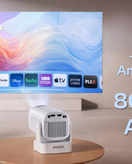 Mini LED projektorius Reagle R-MOVIELUM-P30, Android 14, 4K, Smart TV, Wi-Fi