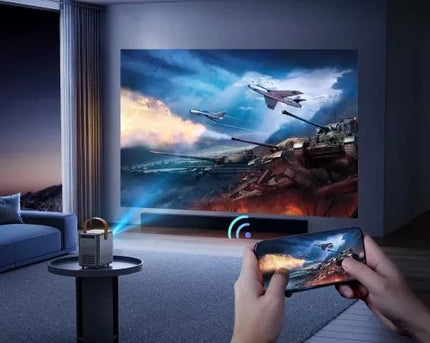 Mini LED projektorius Feegar Show WiFi 5G Bluetooth