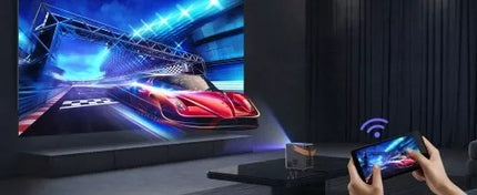 Mini LED projektorius Feegar Show WiFi 5G Bluetooth