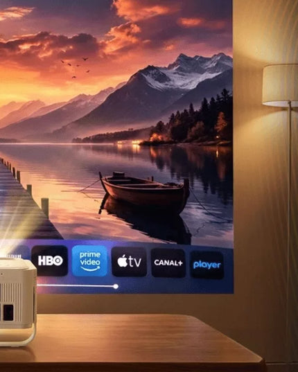 Reagle R-MOVIELUM-P41 LED projektorius 900 ANSI 8K 4K 140" Android 14 Smart TV Wi-Fi 6