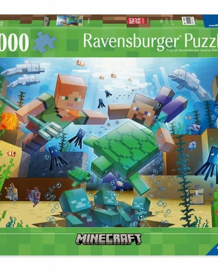 Ravensburger 04219 „Minecraft“ mozaikos dėlionė, 1000 dalių