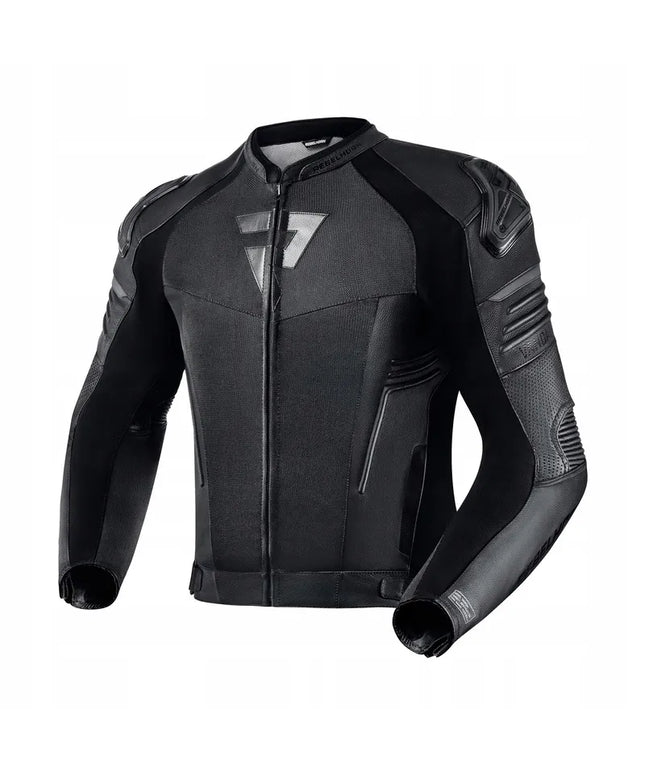 Odinė motociklininko striukė Rebelhorn Vandal Air Black