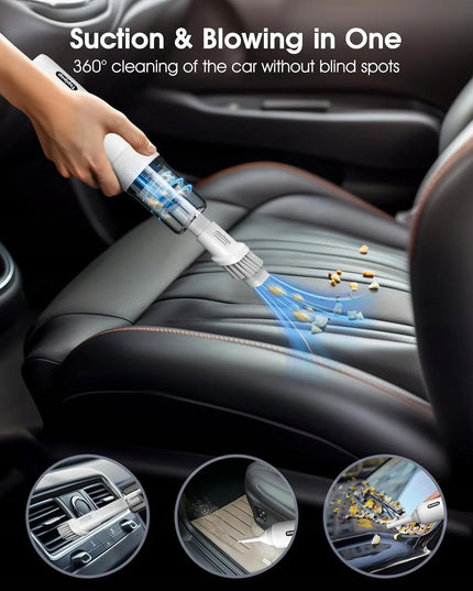 Belaidis rankinis automobilinis dulkių siurblys GV06, 21 000 Pa