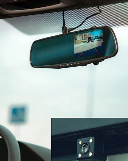 Automobilinis vaizdo registratorius Blow F600 Full HD su dviem kameromis