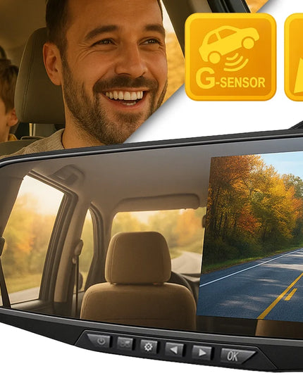 Automobilinis vaizdo registratorius Blow F600 Full HD su dviem kameromis