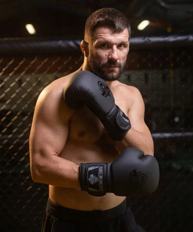 Bokso pirštinės 12oz – DBX Bushido Black Master – Valor Series