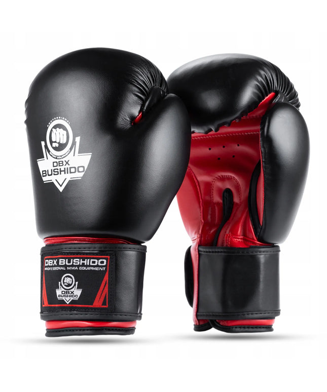 DBX BUSHIDO ARB-407 6 oz bokso pirštinės, juodos/raudonos