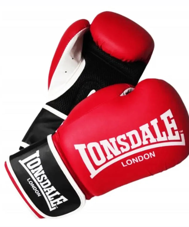 Lonsdale ASHDON bokso pirštinės 12 oz, raudonos/juodos