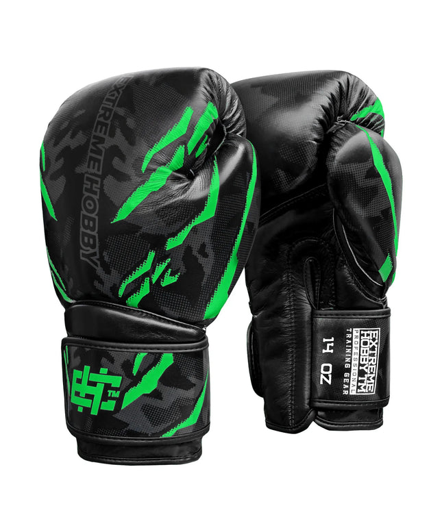 Odinės bokso pirštinės EXTREME HOBBY BLACK PANTHER 12 OZ vyriškos