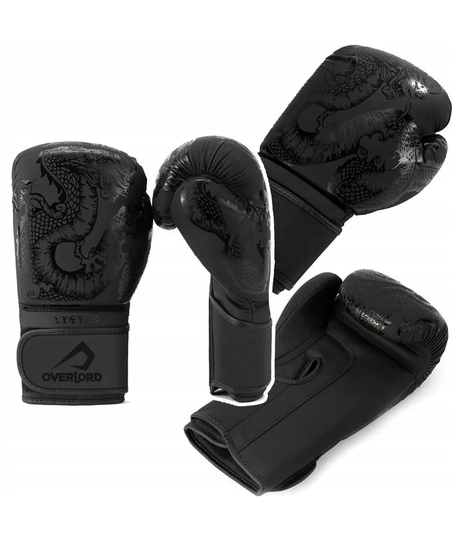 Treniruočių bokso pirštinės Overlord Legend Juodos, 10oz