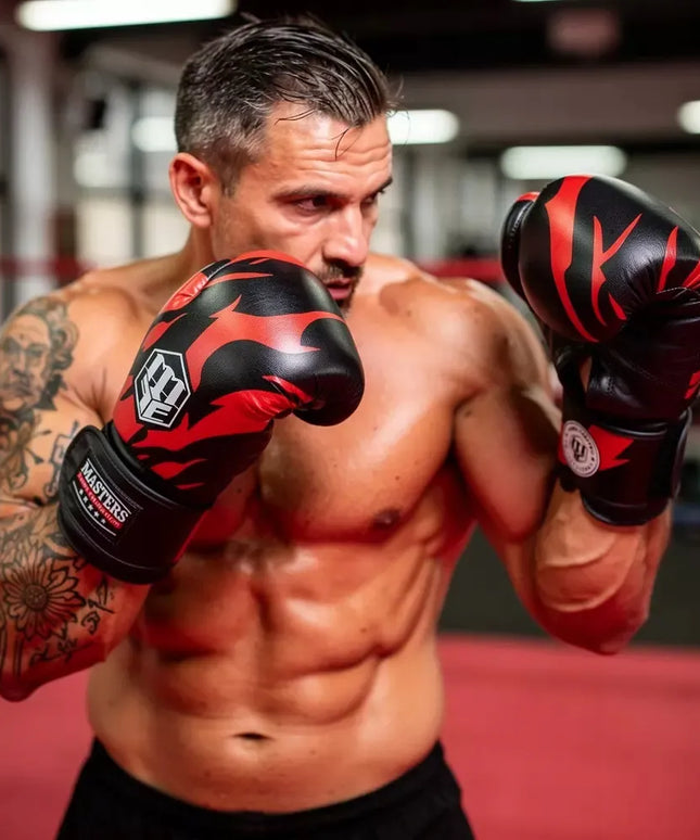 MASTERS RPU-FIGHT-GEAR bokso pirštinės treniruotėms ir sparringui 12 oz