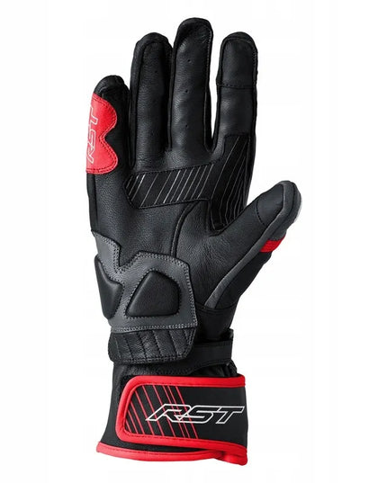 Odinės motociklininko pirštinės RST FULCRUM CE GREY/RED/BLACK