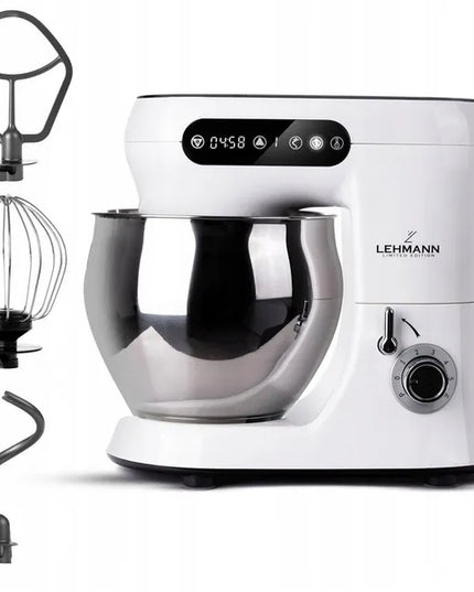 Virtuvinis robotas Lehmann Hyssop v2, impulsinis režimas, 6 greičiai, 5 l, baltas, 1300 W