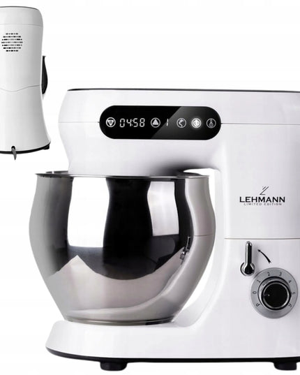 Virtuvinis robotas Lehmann Hyssop v2, impulsinis režimas, 6 greičiai, 5 l, baltas, 1300 W