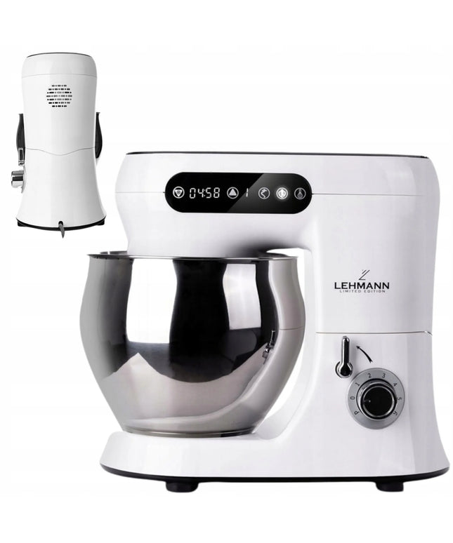 Virtuvinis robotas Lehmann Hyssop v2, impulsinis režimas, 6 greičiai, 5 l, baltas, 1300 W