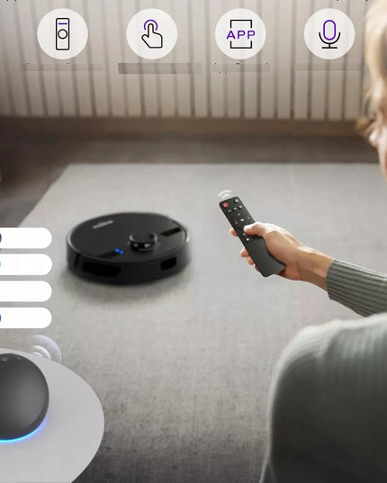 MONSGA MS1 MAX robotas siurblys-šluostė su savaiminio ištuštinimo stotele